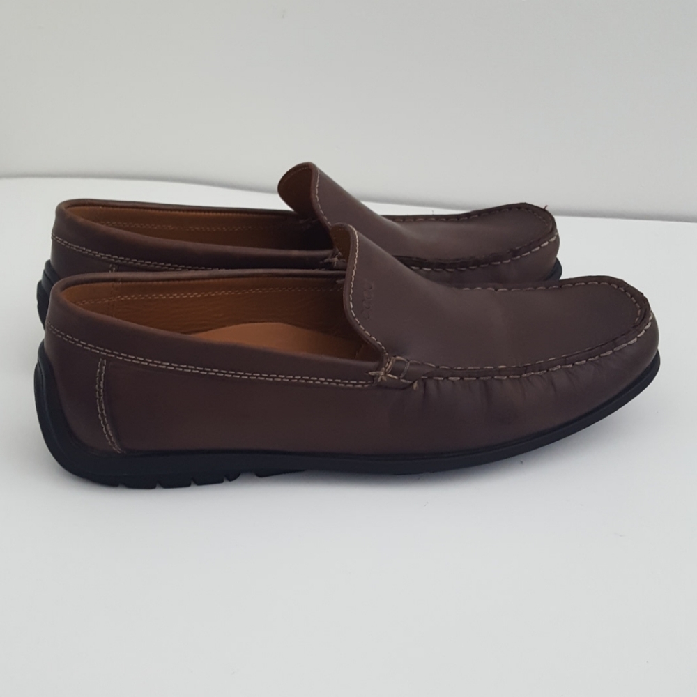 Ecco brown leather loafer size EU 42 US 8-8.5